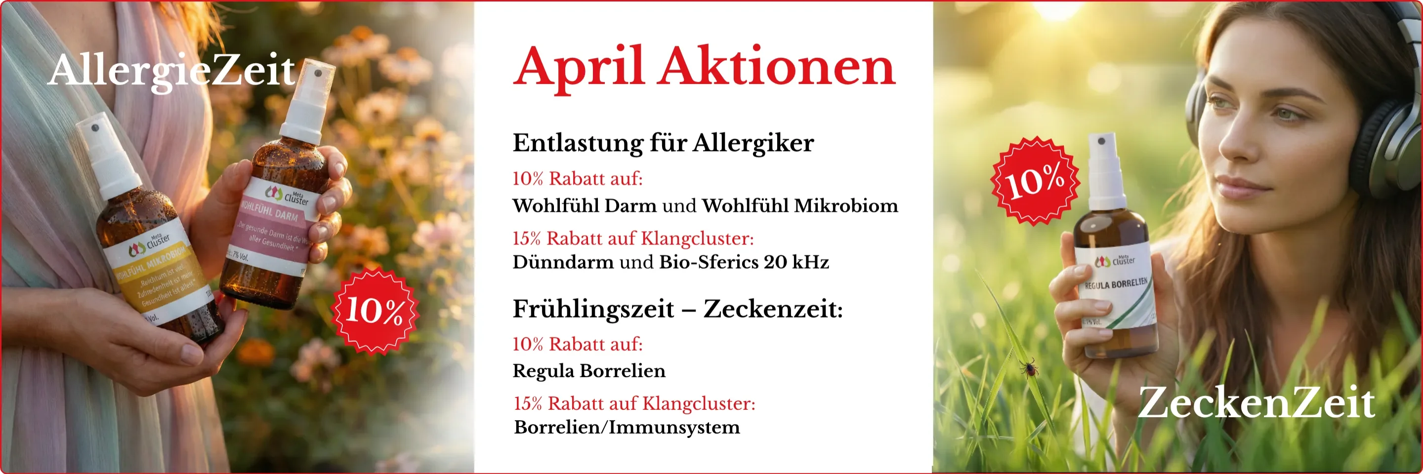 April Aktionen Wohfül Regula Cluster